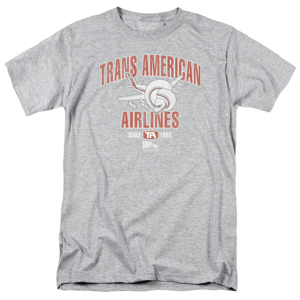 Airplane Trans American Mens T Shirt Athletic Heather Hoodie, Sweatshirt | CiraTrend.com (Image 2)