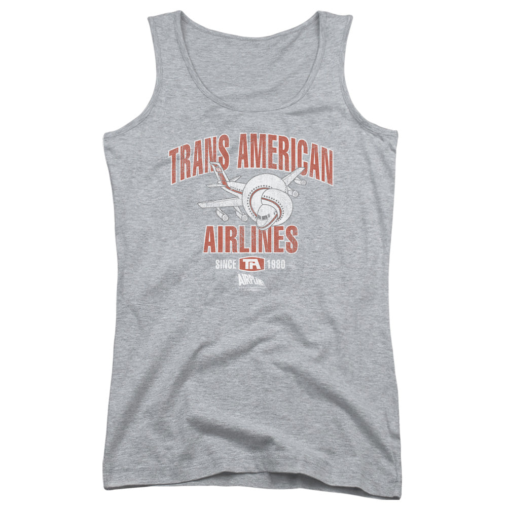Airplane! Trans American Womens Tank Top Shirt Athletic Heather Hoodie, Sweatshirt | CiraTrend.com