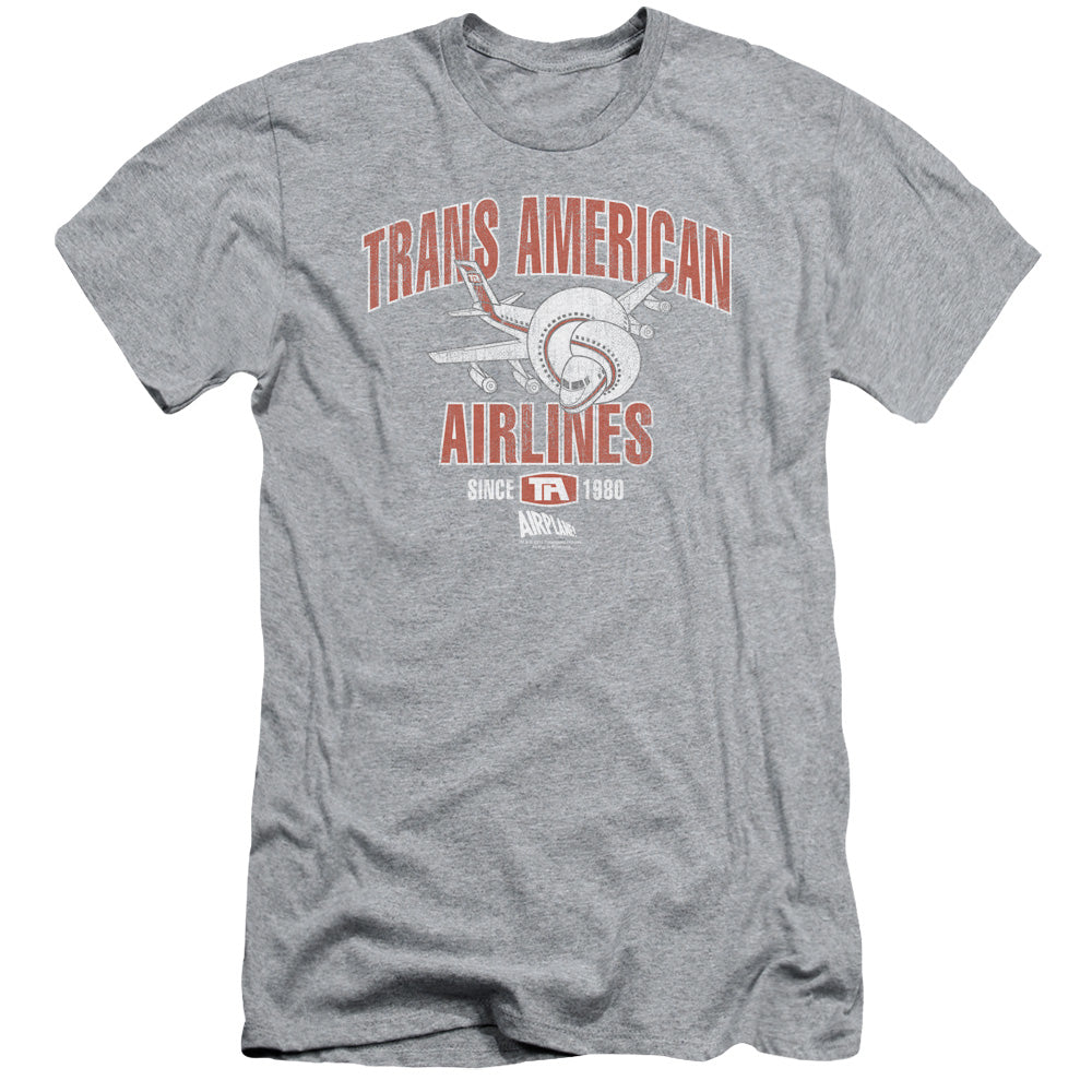 Airplane! Trans American Slim Fit Mens T Shirt Athletic Heather Hoodie, Sweatshirt | CiraTrend.com