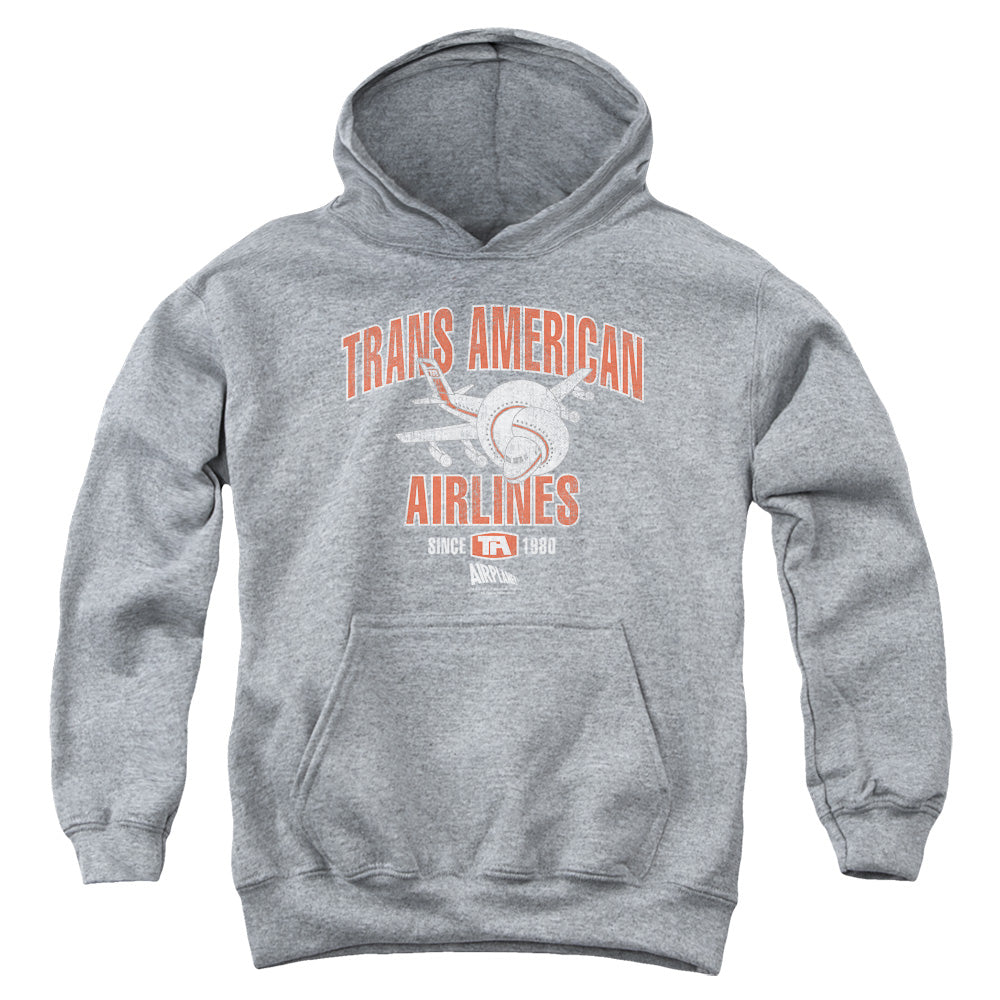 Airplane! Trans American Kids Youth Hoodie Athletic Heather T-Shirts, Sweatshirt | CiraTrend.com