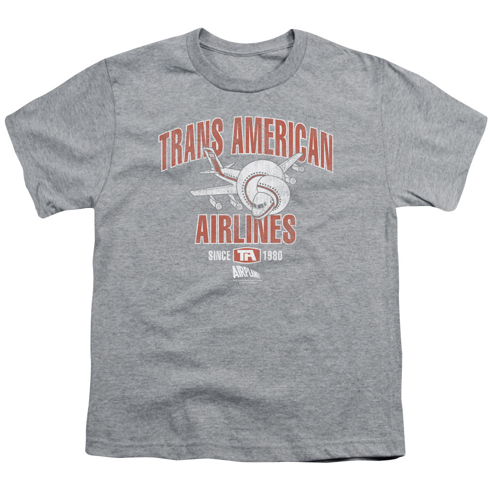 Airplane! Trans American Kids Youth T Shirt Athletic Heather Hoodie, Sweatshirt | CiraTrend.com