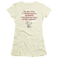 Airplane! Fly Junior Sheer Cap Sleeve Womens T Shirt Cream Hoodie, Sweatshirt | CiraTrend.com