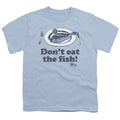 Airplane! Don't Eat The Fish Kids Youth T Shirt Light Blue Hoodie, Sweatshirt | CiraTrend.com