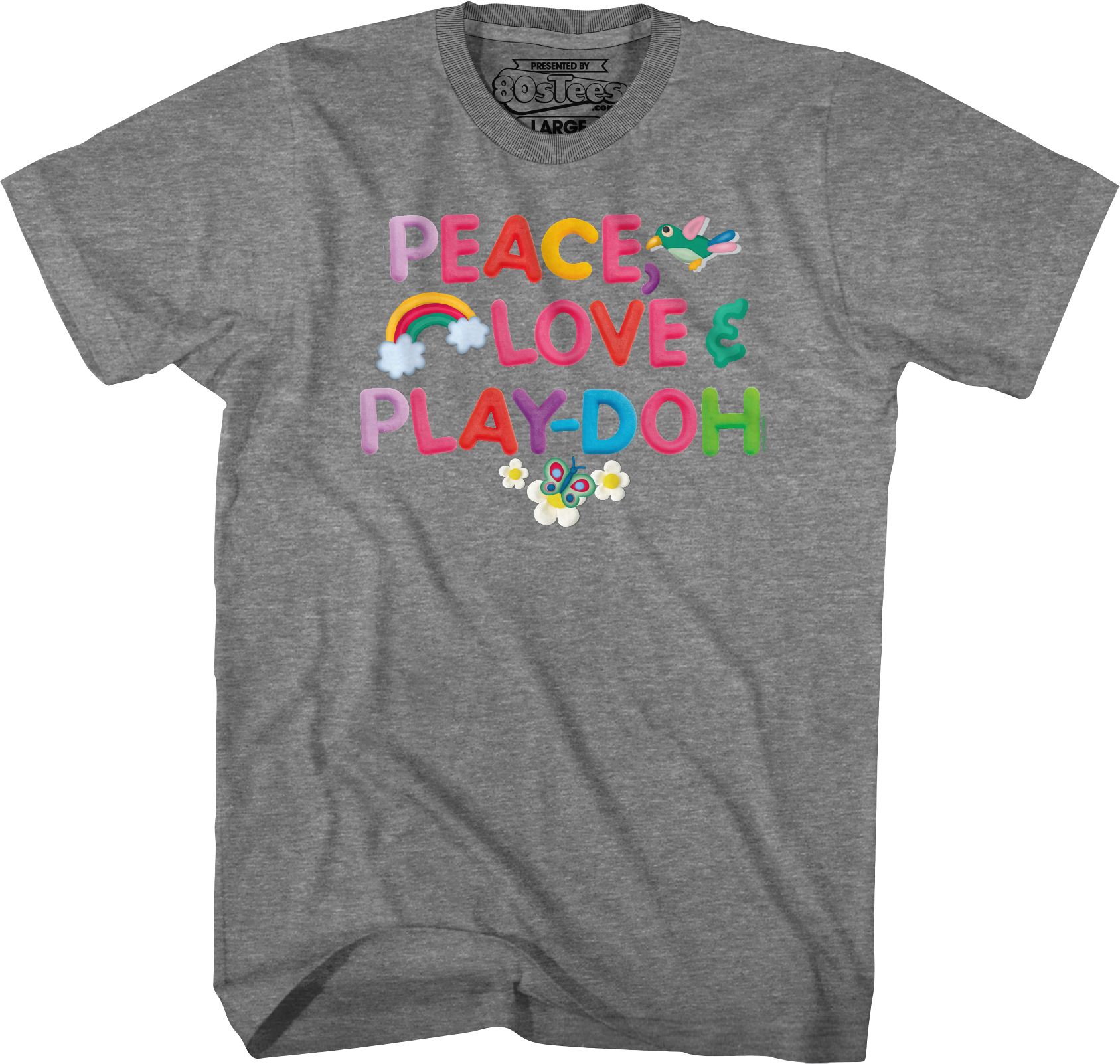 Peace Love & Play-Doh T-Shirt Hoodie, Sweatshirt | CiraTrend.com (Image 5)