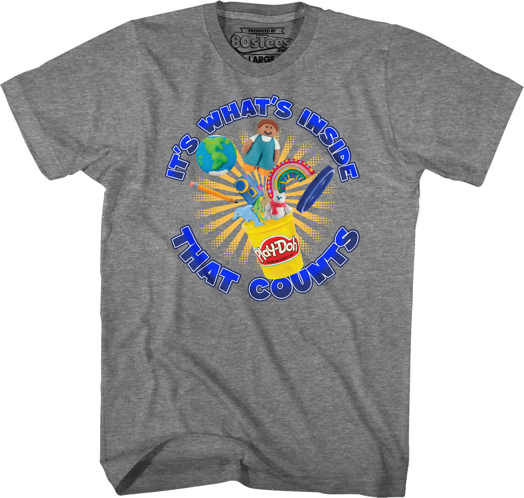 It's What's Inside That Counts Play-Doh T-Shirt Hoodie, Sweatshirt | CiraTrend.com (Image 4)