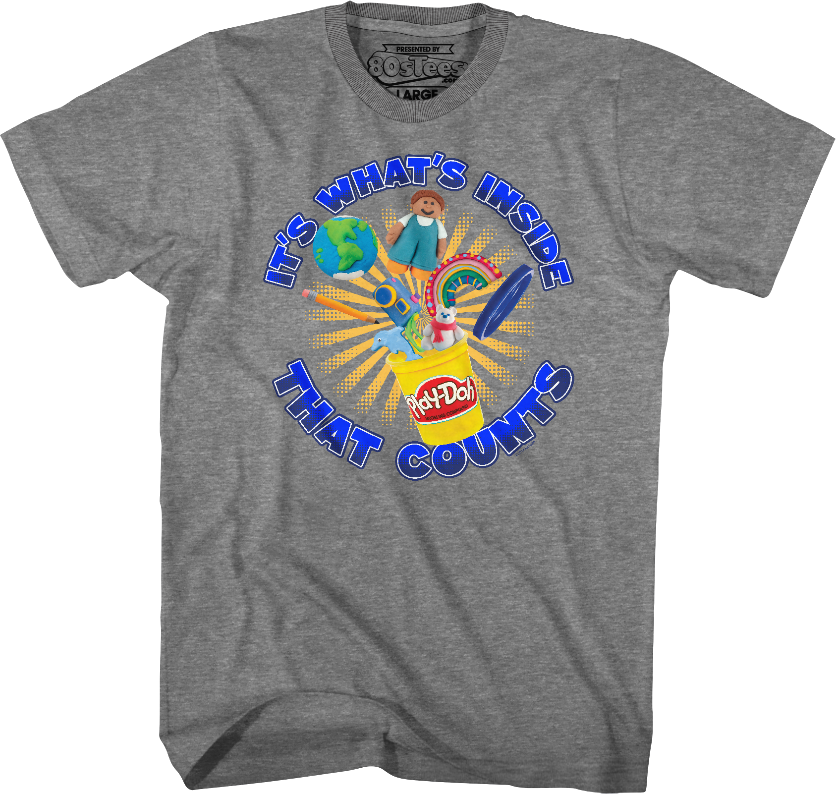It's What's Inside That Counts Play-Doh T-Shirt Hoodie, Sweatshirt | CiraTrend.com (Image 4)