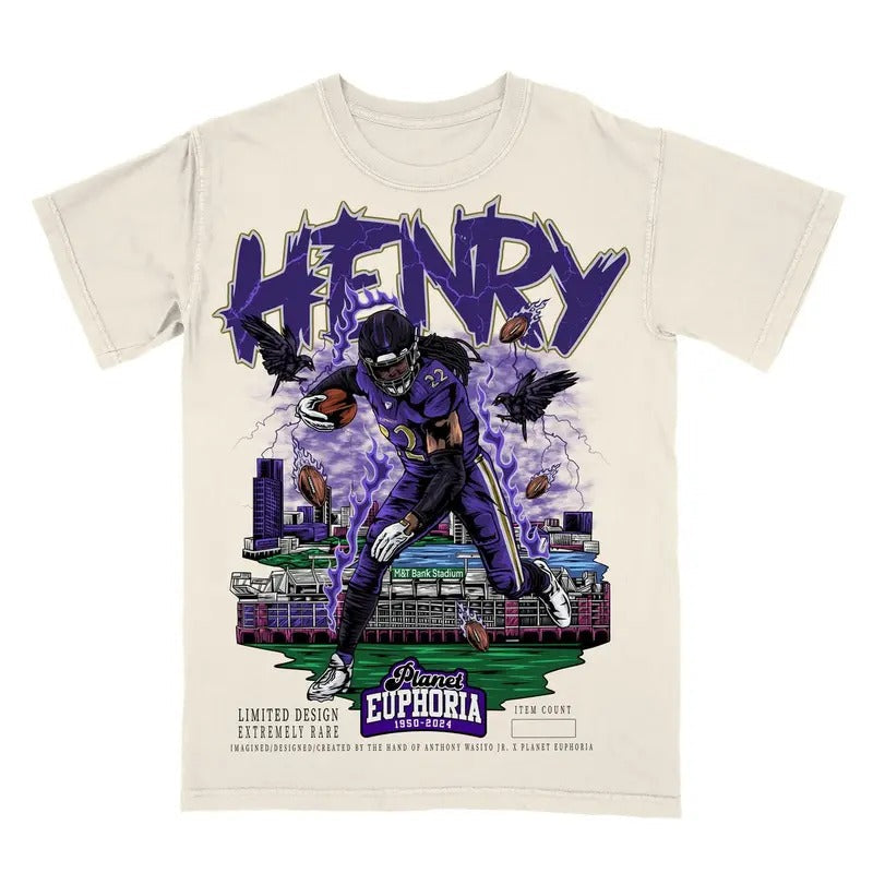 PE Derrick Henry Planet Euphoria Shirt, Vintage 90s Unisex Tee Various Sizes and Colors, shirt trend 2025 Hoodie, Sweatshirt