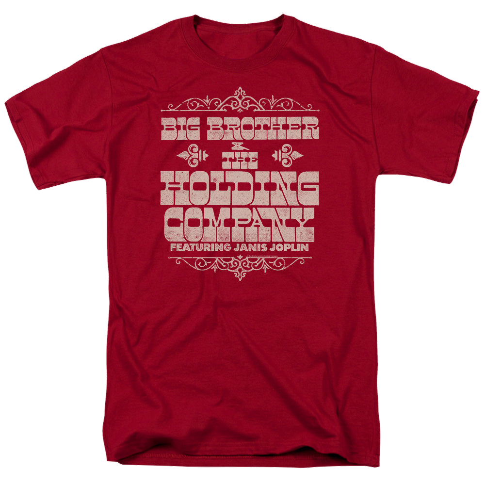 Big Brother and the Holding Company Big Brother And The Holding Company Fat Bottom Text - Men's Regular Fit T-Shirt...