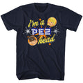 Pez Mens S/S T-Shirt - Pez Head - Solid Navy Hoodie, Sweatshirt | CiraTrend.com