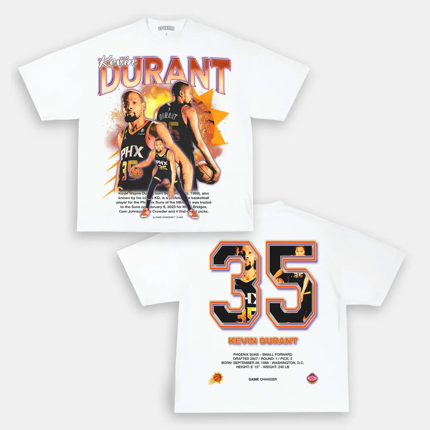 PHX KEVIN DURANT TEE Hoodie, Sweatshirt | CiraTrend.com (Image 4)