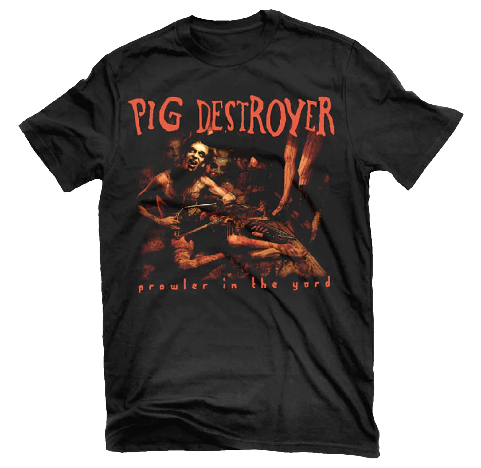 Pig Destroyer "Prowler In The Yard" Shirt Hoodie, Sweatshirt | CiraTrend.com