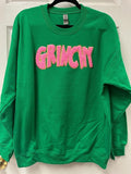 PINK Chenille Patch Sweatshirt -- KELLY GREEN T-Shirts, Hoodie | CiraTrend.com