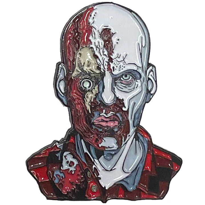 PLAID SHIRT ZOMBIE pin Hoodie, Sweatshirt | CiraTrend.com