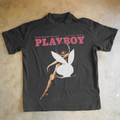 1971 PLAYBOY 'BUNNY CHAIR' HEAVYWEIGHT BLACK T-SHIRT Hoodie, Sweatshirt | CiraTrend.com (Image 1)