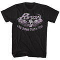 Poison Mens S/S T-Shirt - Old School Rock N Roll - Solid Black Hoodie, Sweatshirt | CiraTrend.com
