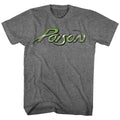 Poison Mens S/S T-Shirt - Logo - Heather Graphite Heather Hoodie, Sweatshirt | CiraTrend.com