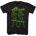 Poison Mens S/S T-Shirt - Unskinny Bop Girls - Solid Black Hoodie, Sweatshirt | CiraTrend.com
