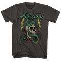 Poison Mens S/S T-Shirt - Colored Tattoo - Solid Smoke Hoodie, Sweatshirt | CiraTrend.com