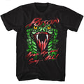Poison Mens S/S T-Shirt - Poison Snake - Solid Black Hoodie, Sweatshirt | CiraTrend.com