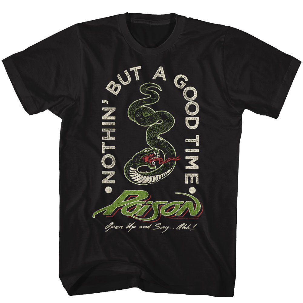 Poison Mens S/S T-Shirt - Nbagt - Solid Black Hoodie, Sweatshirt | CiraTrend.com