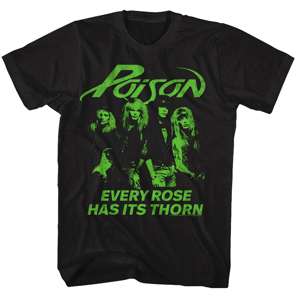 Poison Mens S/S T-Shirt - Erhit - Solid Black Hoodie, Sweatshirt | CiraTrend.com