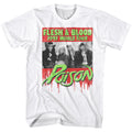 Poison Mens S/S T-Shirt - Flesh Blood - Solid White Hoodie, Sweatshirt | CiraTrend.com