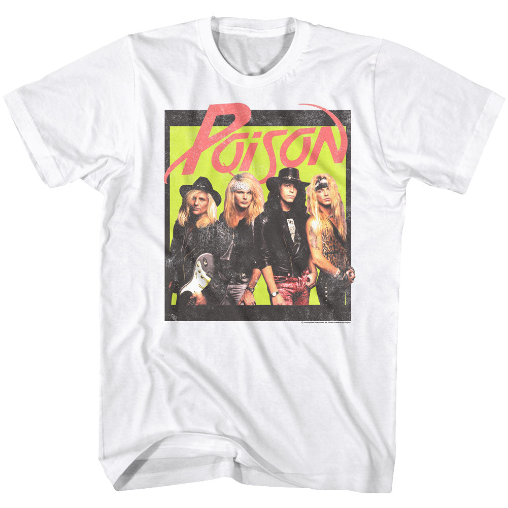 Poison Mens S/S T-Shirt - Bbright Box - Solid White Hoodie, Sweatshirt | CiraTrend.com
