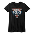 The Police Girls Juniors S/S T-Shirt - The Police - Solid Black Hoodie, Sweatshirt | CiraTrend.com