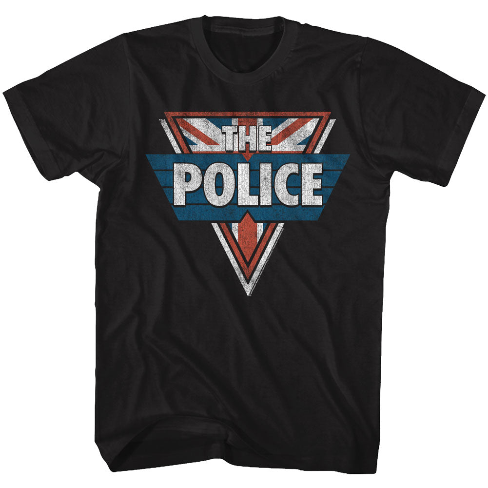 The Police Mens S/S T-Shirt - The Police - Solid Black Hoodie, Sweatshirt | CiraTrend.com