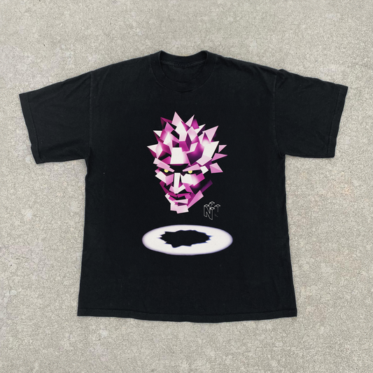 VINTAGE POLY-MAN 64 PROMO BLACK GAMING T-SHIRT