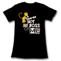 Popeye Juniors S S Boss Solid Black T-Shirts, Hoodie, Sweatshirt