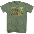 Popeye S S Fightin Around World Solid Military Green T-Shirts, Hoodie, Sweatshirt