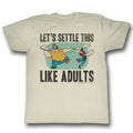 Popeye Mens S/S T-Shirt - Punchin - Solid Natural Hoodie, Sweatshirt | CiraTrend.com
