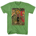 Popeye Mens S/S T-Shirt - Mosaic Olive - Heather Kelly Heather Hoodie, Sweatshirt | CiraTrend.com