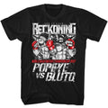 Popeye Mens S/S T-Shirt - Reckoning - Solid Black Hoodie, Sweatshirt | CiraTrend.com