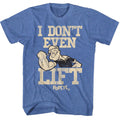 Popeye Mens S/S T-Shirt - Noliftin - Heather Royal Heather Hoodie, Sweatshirt | CiraTrend.com