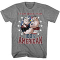 Popeye Mens S/S T-Shirt - Yam American - Heather Graphite Heather Hoodie, Sweatshirt | CiraTrend.com