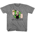 Popeye Youth S/S T-Shirt - Go Green - Heather Graphite Heather Hoodie, Sweatshirt | CiraTrend.com