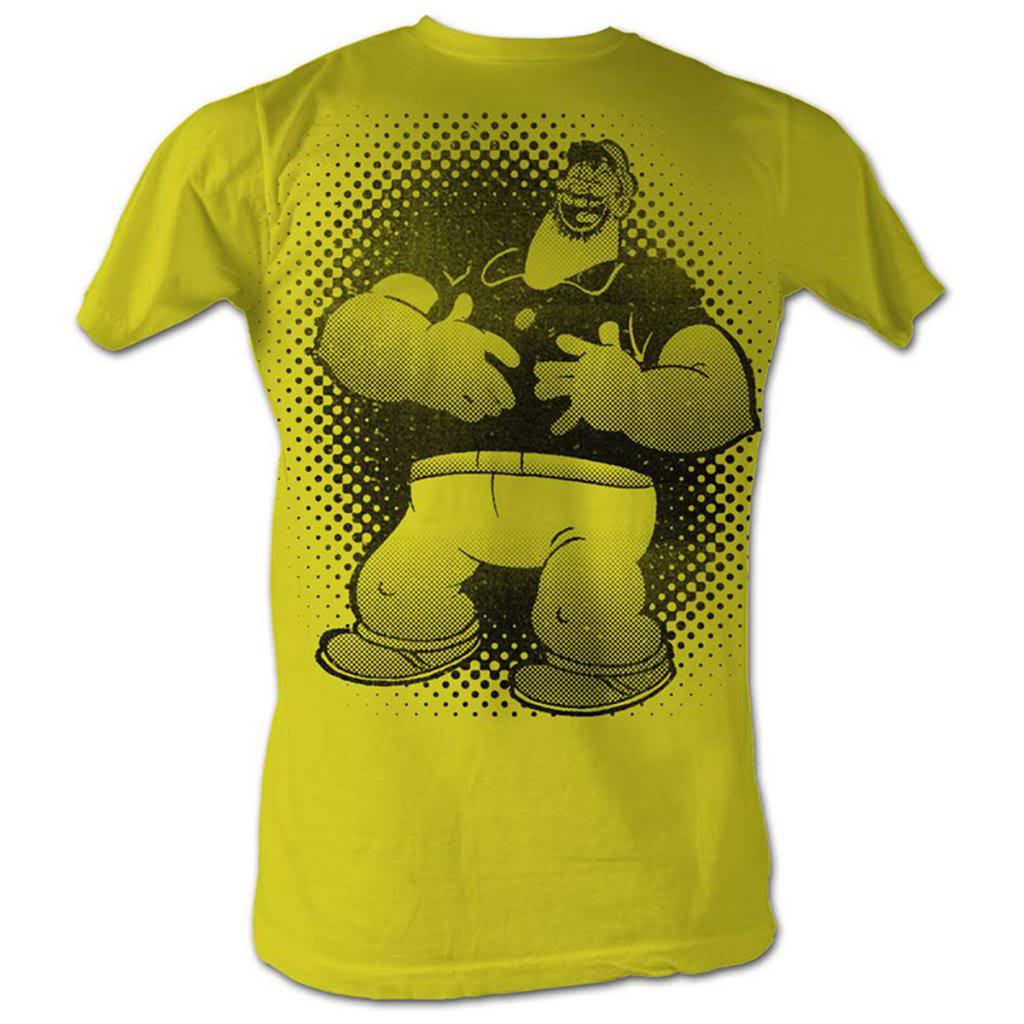 Popeye Mens S/S T-Shirt - That'S Funny - Solid Yellow Hoodie, Sweatshirt | CiraTrend.com