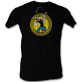 Popeye Mens S/S T-Shirt - Popeye Spinach Circle - Solid Black Hoodie, Sweatshirt | CiraTrend.com
