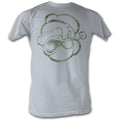 Popeye Mens S/S T-Shirt - Poppahead - Solid Silver Hoodie, Sweatshirt | CiraTrend.com