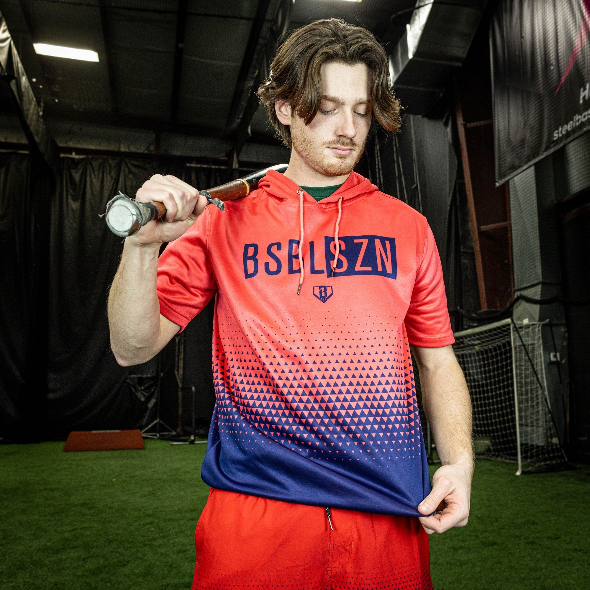 BSBL-SZN Short Sleeve Hoodie V2 - Prism