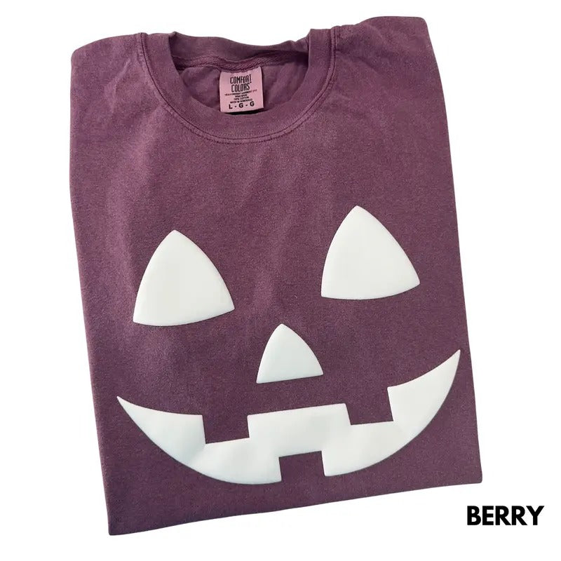 PUFF Jack O Lantern Face Comfort Colors T-Shirt Hoodie, Sweatshirt | CiraTrend.com