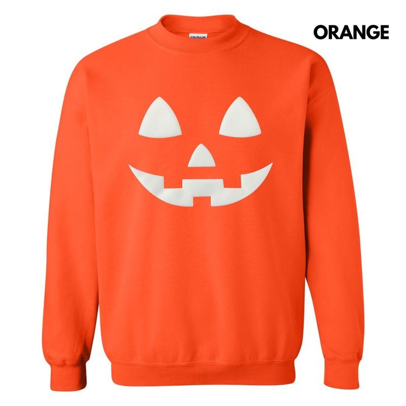 PUFF Jack O Lantern Face Sweatshirt T-Shirts, Hoodie | CiraTrend.com