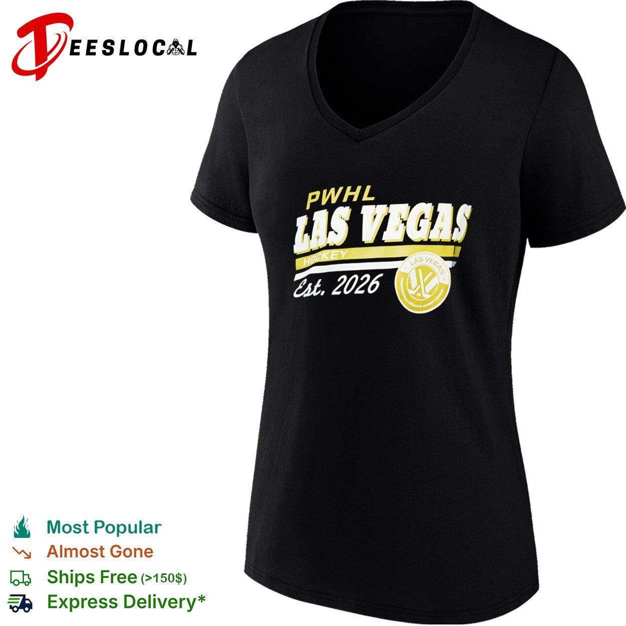 PWHL Las Vegas Hockey Est 2026 shirt
