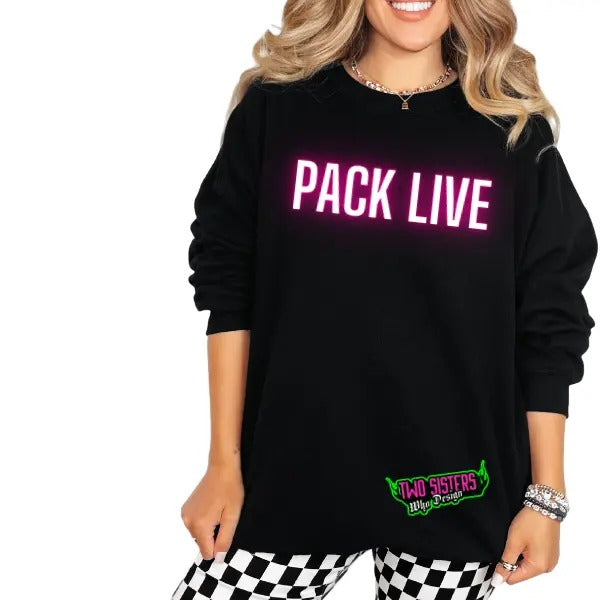 Pack Live: BEANIE, T-Shirt, Sweatshirt, or Hoodie, & Choose Graphic, Shirts for Women, Mom Bundle, Halloween T-Shirts,...