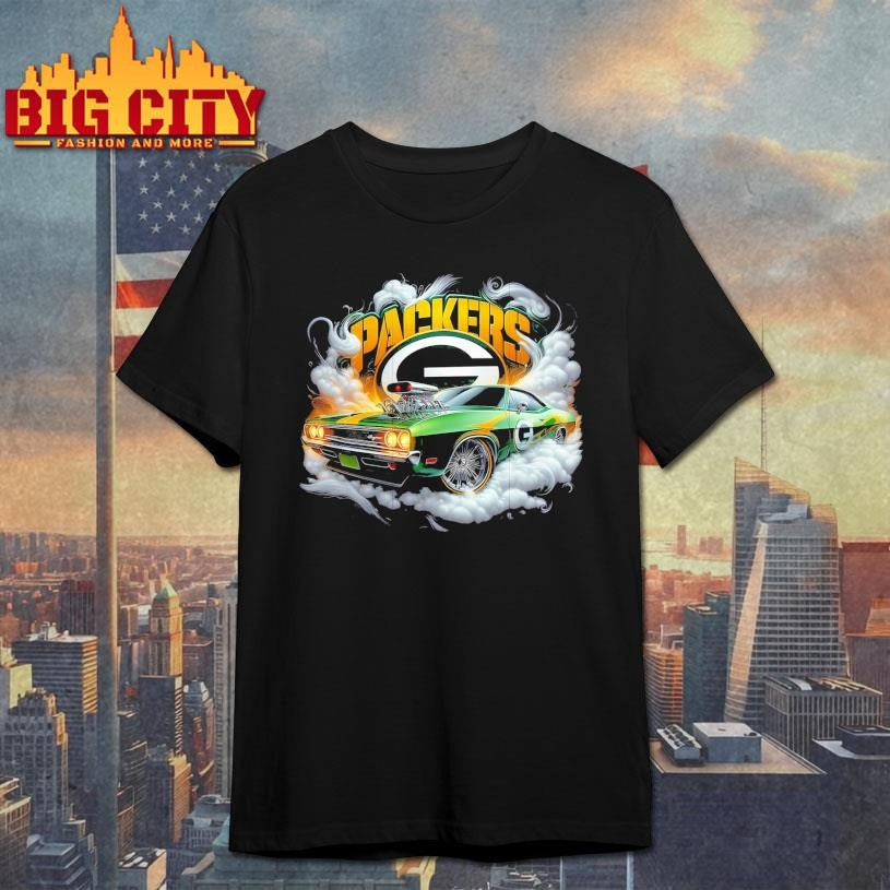 Packers smole car design shirt