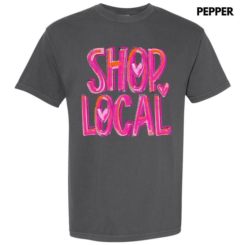 Painted Shop Local Comfort Colors T-Shirt Hoodie, Sweatshirt | CiraTrend.com