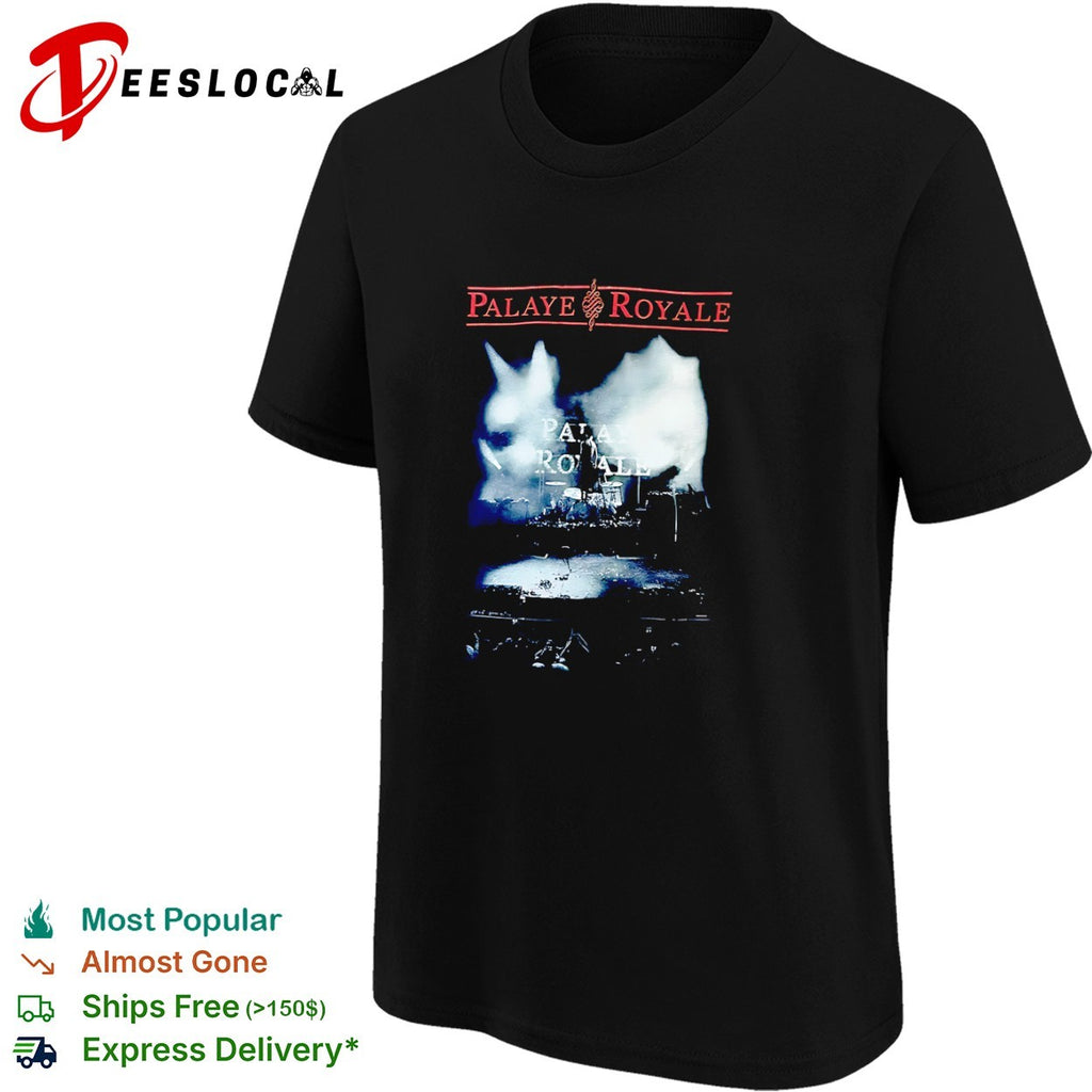Palaye Royale concert stage lights shirt