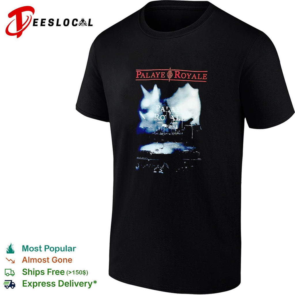 Palaye Royale concert stage lights shirt